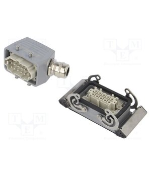 1027670000 Connector: HDC; male + female; HE; PIN: 10; 16A; 500V; 10+PE; size 4 VBBY2k6dJN8iJjHUmrywCoaD9OfUro5pbBR9y366TTQ