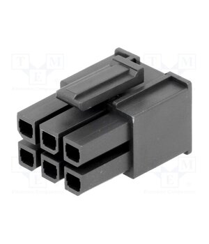 170001-0106 Connector: wire-wire/PCB; plug; female; PIN: 6; Mega-Fit; straight XG14gFOAzgbJaQW2yoJJOJsZoQ5XuKhMgthlqdhGCa8