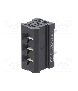 02529031301 Connector: PCB to PCB; female; PIN: 3; har-modular®; straight; THT N_FfW1kK5GRyC6aQH6KI-2TIfddAkpWMvc3qXggJjsg
