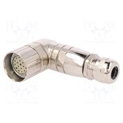 PXMBNI23RAF19ASC Connector: M23; plug; PIN: 19(3+16); female; soldering; for cable 2Bd7qdwT9CrQbSNQImQ7JiEgjYwGO7yZAg4bGTUzeMA