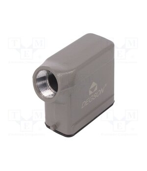 D10A-SE-2G-PG16 Enclosure for connectors: HDC; angled; size D10A; for cable; PG16 mKJOoPpNHyjfImCL5zY6qmVbCa6ohcOdYIWIZijko8A