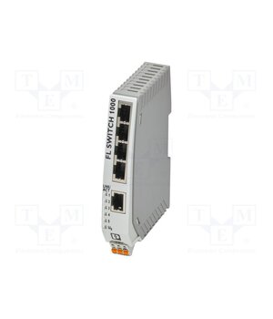 FL SWITCH 1105N Switch Ethernet; unmanaged; Number of ports: 5; 9÷32VDC; RJ45 ktcIFPzk6rdnV6mgMCEUvms9zbr8cqB5BdZ9w6n69GM