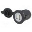 A13-204B-BB3 USB power supply; USB A socket x2; Sup.volt: 12÷24VDC; 5V/2.1A d3nJk8OUCTFhsvwWBhnAztAMU_klIcVeIqLxV-HM8U8