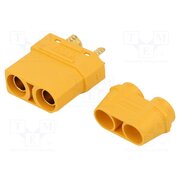 XT90H-F Connector: DC supply; plug; female; XT90; 40A; 500V; PIN: 2; straight L23Uvmqr9T14XYZCKwNOZc9FOiJDoxTchsp4SIhaSTg
