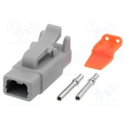 ATM06-2S-KIT01 Connector: wire-wire; plug; female; ATM; PIN: 2; IP67; for cable Le4wJ3UHf-vrZQKHqMjuLhL7s0fPHxoBihbHtgtGFes