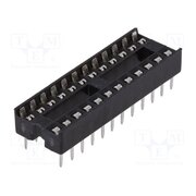 DS1009-24AT1NS-0A2 Socket: integrated circuits; DIP24; 7.62mm; THT; Pitch: 2.54mm HtkZWIaMLgQlHYM61scRLguDMHaGu8n4xGPykJQ4Vg4