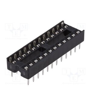 DS1009-24AT1NS-0A2 Socket: integrated circuits; DIP24; 7.62mm; THT; Pitch: 2.54mm HtkZWIaMLgQlHYM61scRLguDMHaGu8n4xGPykJQ4Vg4