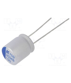 A759MS157M1VAAE030 Capacitor: polymer; low ESR; 150uF; 35VDC; THT; ESR: 30mΩ; A759; ±20% GCZEEf9fyrKuB81rGjWscuk3mC5vFRDJosdi8VPOd5Y