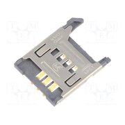 115G-AAAA-R Connector: for cards; SIM; without ejector,with cover; SMT; PIN: 6 7h4pqsDdJwL2KKzAstagiWQFZtKkPcRELvWCjCfNskc