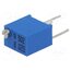 T67W-5K Potentiometer: mounting; multiturn; 5kΩ; 250mW; ±10%; linear; THT 4PUJrihC0FwARvRTBhxUPbWTpJlbwIFS5tVG_RVtN68