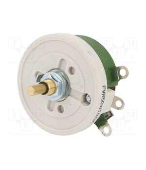 FVR50W-10R Potentiometer: shaft; single turn; 10Ω; 50W; ±10%; 6mm; wirewound VnrimWVmWkJ04TiobiFSh6iHlzsMWSHzx3YR7k3G9s8