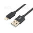 CABLE USB <-> Lightning/iPhone 1m, 2.4A, black CKAMIP5+1.jpg