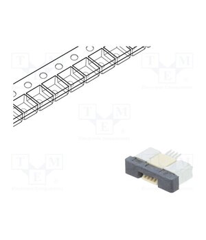 DS1020-09-4VBT1B-R Connector: FFC/FPC; tinned; SMT; 500mA; 50V; PIN: 4; Contacts: copper 7K0GbCaYGvcllyAZr_oyoeWh2ycOCf9OmakBRkEU7oM