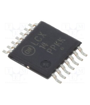 MC74LCX14DTG IC: digital; NOT; Ch: 6; IN: 1; CMOS,TTL; SMD; TSSOP14; 2÷3.6VDC; tube 2Nb6Sssv04RWAeVE0vnWYNnR7-IYIZQvKjjcMNNW48A