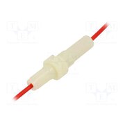 LPA-02W-16R Fuse holder; 6.3x32mm; Imax: 15A; Contacts: brass; Leads: cables 9Uwunz6FSa6VgNtVFfkbueS5T6sL6Ie272UYBS0WJQU