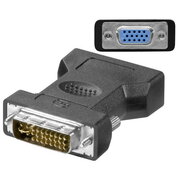 ADAPTOR for Computer DVI (M) <-> 15pin D-Sub VGA (F)