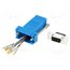 DA9-SMJ8-B-K Transition: adapter; D-Sub 9pin female,RJ45 socket; blue ucNk8BX-YMX1te2lPmNFgtPzCBZhwGlbjsEYOAwk2aM