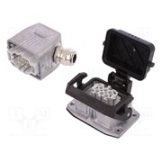1416353 Connector: HDC; male + female; PIN: 6; 16A; 500V; HDC; 6+PE; M20 a0b6kHIKnpUOKCYmlPh5gOXmN3cc3veX6vpIQ1P8Bkw