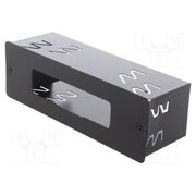 PCB.TYP.25 Mounting half frame for CB radio; President; with center hole STmKc8YhAuTZxG71y2R79KvkqvX45OqI7LI63UylAp4