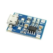 Lithium battery charging/discharging module with micro USB input connector 1seg., 1A