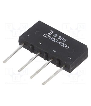 B380C7000A Bridge rectifier: single-phase; Urmax: 800V; If: 7A; Ifsm: 150A tkPuVDsCbiFqADScoS2CZlqE2aEOsH7ht7goGuNK85Q