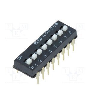 1825360-5 Switch: DIP-SWITCH; Poles number: 8; ON-OFF; 0.1A/24VDC; Pos: 2; THT OkxJw8yYHu8dEnOaJFKtbPt5N6I9mH5D54igYt5cXIo