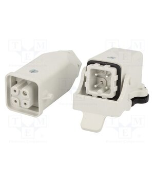 93603-0010 Connector: HDC; male + female; GWconnect; PIN: 4; 10A; 400V; 3+PE WFES1loYxJE4BwK_0U3PAh9QUfJjH1XAOr5t0fe0ehE