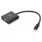 A-CM-VGAF-01 Adapter; USB 3.1; D-Sub 15pin HD socket,USB C plug; 0.15m; black EQpOonP0l4Ilzxg5u3TcCRp2v1tcIaXgqvwUjo8TOoE