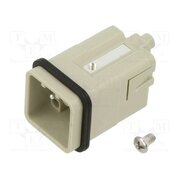 CQM 12 Connector: HDC; contact insert; male; CQ; PIN: 13(12+1); 10A; 400V epQodhT0BaUeq6RKDZGNcHMGlpvRWgrVHaigwZym6eo