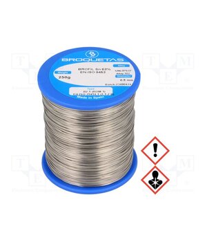 BROFIL 63 B2.1 0.5MM 250G Tin; lead-based; Sn63Pb37; 0.5mm; 250g; reel; 183°C; Flux: SW26 jKeKAasYRM4gzlaT0_z4TEgotXDfvb1roiaTTOjyn6M