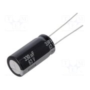 ECA1JHG331 Capacitor: electrolytic; THT; 330uF; 63VDC; Ø10x20mm; Pitch: 5mm ISoNhgfHdLu-EXRx3FTTDcxC2M2BOn1JK8f9aNjO5xU