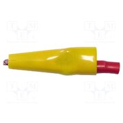 BU-63C-4 Crocodile clip; 10A; yellow; Grip capac: max.7.9mm 9CZ569Lvj8wpCoS5RG0an0lE13JjCioPkGPMh1UK3pI