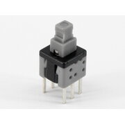 PUSH BUTTON SWITCH ON/(OFF), 0.1A / 30VDC, 5.8x5.8mm L=2.0mm