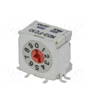 ND3FC10H Encoding switch; DEC/BCD; Pos: 10; angular; Rcont max: 30mΩ; ND3 F-32-ZRhEMomFCMcD3AQrldzGwLsM-pX__qfca2737g