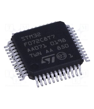 STM32F072C8T7 IC: STM32 ARM microcontroller; 48MHz; LQFP48; 1.65÷3.6VDC 5R2emPTX-PwU0sOvdqSX1WqTAFDIrZd2vyLBonWKToc