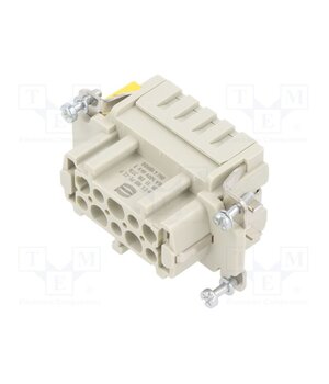 09330102776 Connector: HDC; contact insert; female; 16A; 500V; Han® ES; PIN: 10 pEKCuff2bJ1vWXhEmopVthHs1e5P7U-CBcisiAb-0jQ