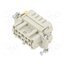 09330102776 Connector: HDC; contact insert; female; 16A; 500V; Han® ES; PIN: 10 pEKCuff2bJ1vWXhEmopVthHs1e5P7U-CBcisiAb-0jQ