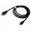 74083 Cable; HDMI plug,mini HDMI plug; PVC; Len: 2m; black; Core: CCS OL8fCUaSljnioM2K6HL-Njqs-NMCkmbyCXdB_wlhtso
