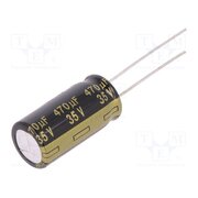 EEUFM1V471 Capacitor: electrolytic; low ESR; THT; 470uF; 35VDC; Ø10x20mm; ±20% R_xHTmXAReG7vI6V5haJn_6tL4Re4qkP07ZFbI-7MVk