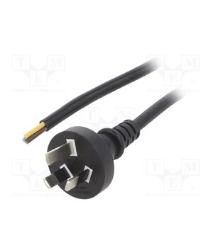 LT-423 3X1.0 BLK 3M END CUT Cable; 3x1mm2; AS/NZS 3112 (I) plug,cables; PVC; 3m; black; 10A 7bHt40FxhJxoIz7YseV2B4NmhdjWcRIN-3l5VDvjjLM
