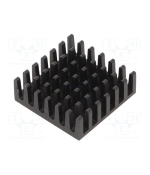 625-35AB Heatsink: extruded; grilled; BGA; black; L: 25mm; W: 25mm; H: 8.9mm itZCF2xoW3rsanP8lhr4Tw6SmiX60262wvx-nngDe_0