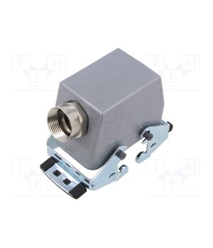 10045000 Enclosure for connectors: HDC; size H-B 10; for cable; angled T8GpHOt-uisUo0lLlicHb5p173xqXdx81Gp9u2OHP6M