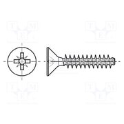 3205444 Screw; for plastic; 2.5x10; Head: countersunk; Pozidriv; PZ1; steel KR-0232PWZ34BPxTBHvDnfgZOGk6a5nlBRw0JP3Wdgw