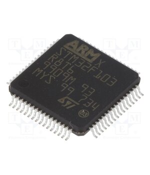 STM32F103R8T6 IC: STM32 ARM microcontroller; 72MHz; LQFP64; 2÷3.6VDC; STM32F1 XwL_6HSSL9LQcrrR8W4rmfmpgWEIQAuOu7AtWanCnXY