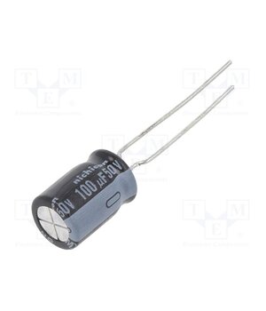 UHE1H101MPD1TA Capacitor: electrolytic; low ESR; THT; 100uF; 50VDC; Ø8x11.5mm j5JuHwPJ3TBnmTVptZ_Z3jtSOs4InBqfKvJtof1LWUw