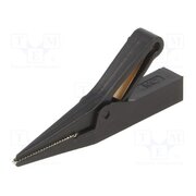 64.9209-21 Crocodile clip; 10A; black; Grip capac: max.9.5mm T9fn0hc9yEGxceTddNgf_yHr6VJwvzEr9tIZuceW2ms