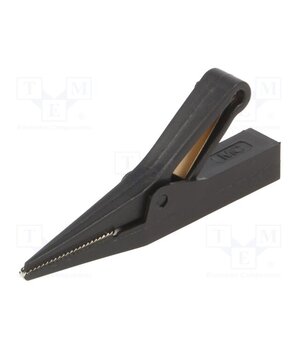 64.9209-21 Crocodile clip; 10A; black; Grip capac: max.9.5mm T9fn0hc9yEGxceTddNgf_yHr6VJwvzEr9tIZuceW2ms