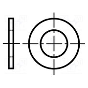 1066129 Washer; round; M4; D=8mm; h=0.8mm; steel; Plating: zinc; DIN 1440 uim4nD2phS81F170ep6ny-lFk8fogpkLq9qE--U5GcA