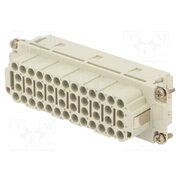 C14610B04650010 Connector: HDC; contact insert; female; 500V; PIN: 46; 46+PE 2DrV-ZdDBTByhEhaSrq9yzstDXjl4gK8NpNUaXcy0mg