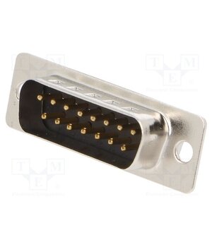301A10029X Connector: D-Sub; PIN: 15; plug; male; for cable; soldering; 3A; 125V lU2MEzJ34p6Qg7DNUIEi8zqdnsZs9_nguE18JxdEm2U